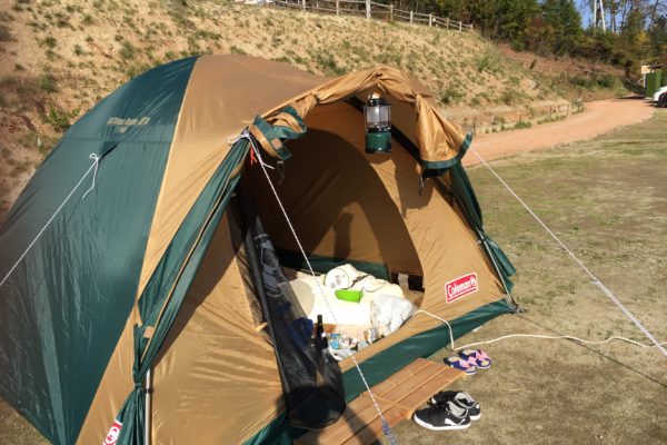 ほったらかしキャンプ場の区画サイト絶景キャンプレポート！
